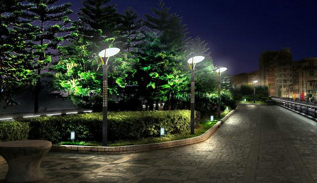 七度照明小區(qū)道路LED路燈照明效果