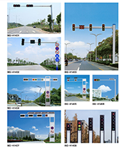 城市十字路燈紅綠燈監(jiān)控立桿廠家