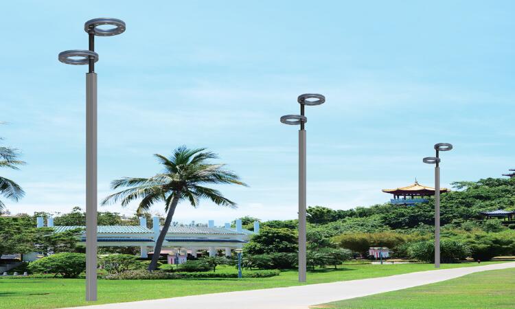 七度照明現(xiàn)代LED庭院燈圖片展示效果