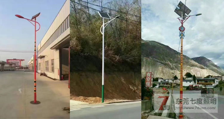 農(nóng)村太陽(yáng)能路燈圖片樣式