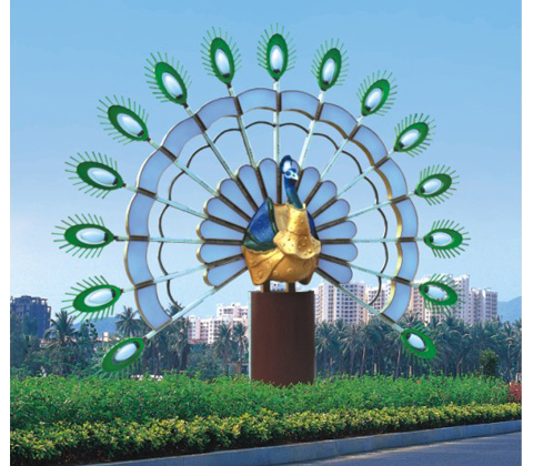 廣場(chǎng)公園孔雀開屏景觀燈