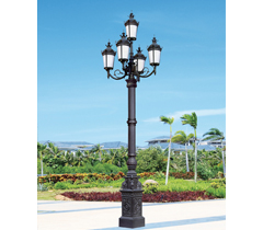 商業(yè)廣場(chǎng)歐式砂鑄鋁庭院燈