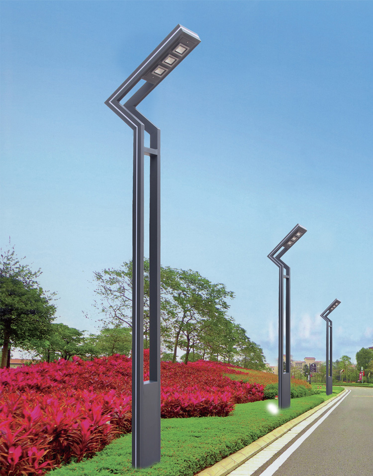 七度照明3米現(xiàn)代簡約鋁型材LED庭院燈圖片