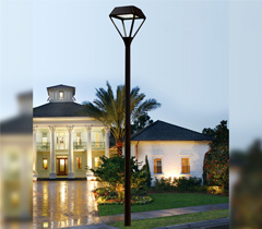 鉆石型單頭LED現(xiàn)代庭院燈