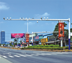 道路交通警察攝像監(jiān)控立桿