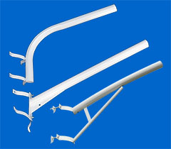 燈桿抱箍式路燈A字臂\自彎臂\大刀臂