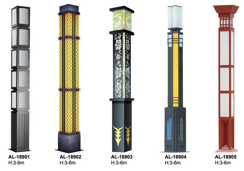 更多廣場方形LED景觀燈柱款式圖片