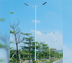 8米10米12米人字臂雙臂路燈桿