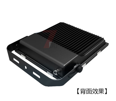 (QDLED-F017)超薄壓鑄鋁貼片LED泛光燈背面實(shí)拍效果