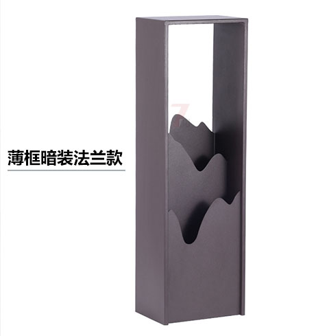 QDCPD-019現(xiàn)代庭院意境山巒特色草坪燈邊框薄款效果